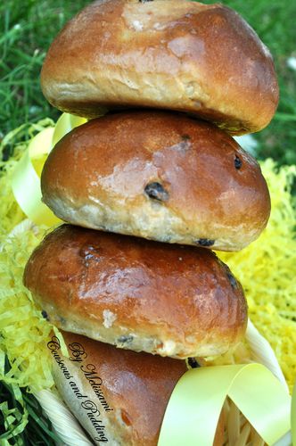 brioche aux raisins secs de paques