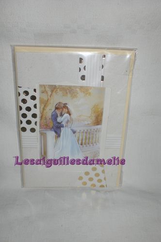 Carte 3D mariage