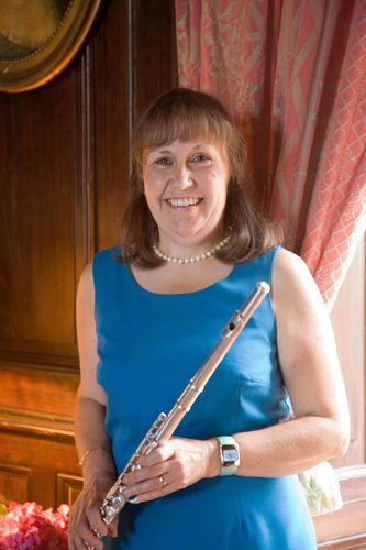Christine avec sa flute