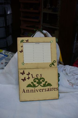 calendrier des anniversaires