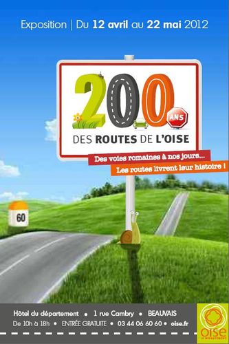 affiche 200 ans routes Oise