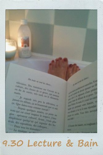 Lecture et bain