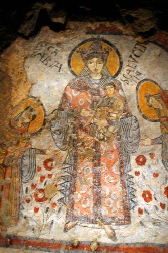 640f1 Matera, église rupestre du Péché Originel