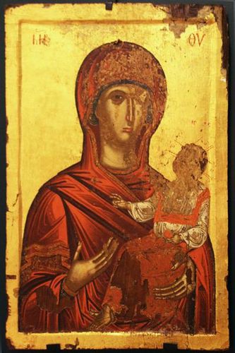 668g1 Ioannina, musée byzantin, Vierge Hodegetria
