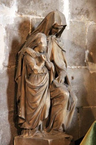 793g Ste Anne et la Vierge dans l'église d'Auvers-sur-Oise