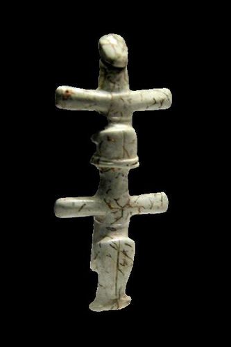 796a1a Figurine cruciforme (Chypre, 3900-2500 avant Jésus-