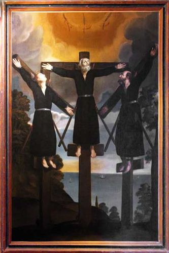 916e2 Crucifixion de trois Jésuites (17e s.)