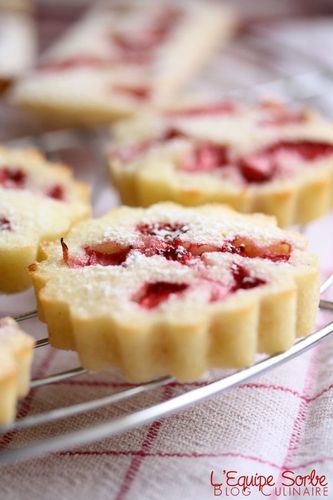 financiers aux fraises