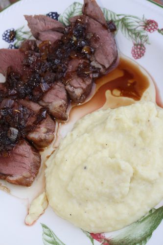 magret de canard sirop d'érable et crème de topi-copie-2