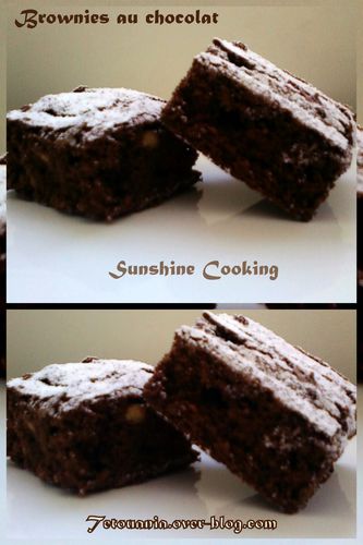 brownies au chocolat