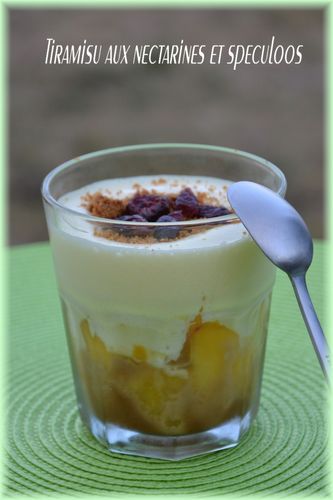 tiramisu nectarines