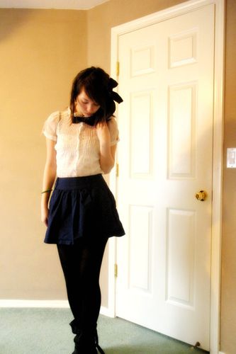 blue-forever-21-skirt-white-blouse-black-forever-21-tights