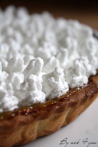 tarte meringuée rhubarbe h