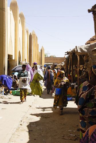 Mali, marché à Diré
