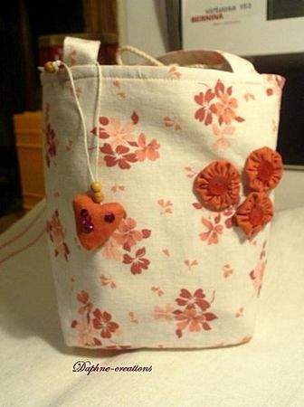 Pochon Daphné rose