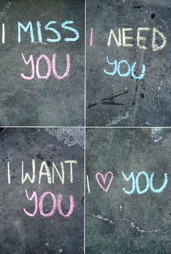 i miss you and i need you