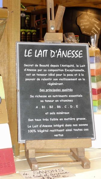 Le lait d'anesse à la savonnerie