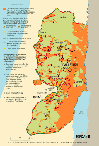 Cisjordanie occupée janvier09 arton16745