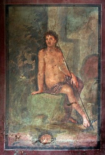 493d Pompéi, fresque