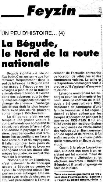 bégude et rn7