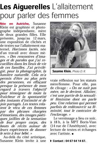 Midi-Libre- Susanne Klein 2010-03-08