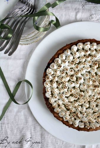 tarte meringuée rhubarbe k