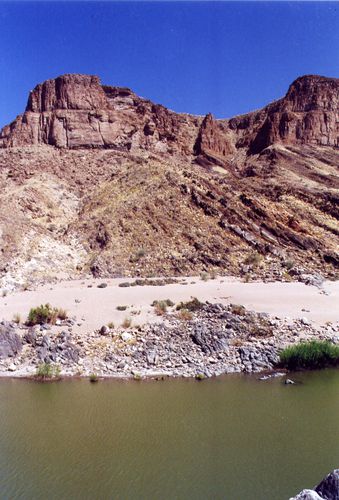 Fish river - bas du canyon randonnee 2