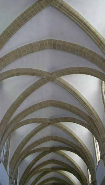 041a La nef, Abbaye de La Lucerne-d'Outremer