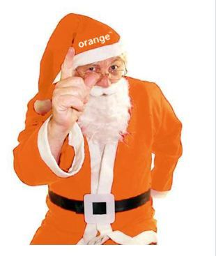 Pere Noël orange