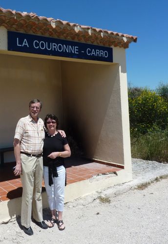 La Couronne Caro moi et Philippe sur le quai