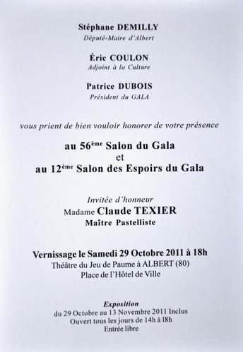 invitation gala 2011