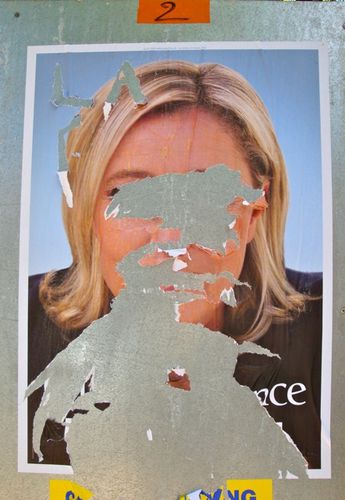 affiches officielles élection présidentielle Le Pen 5576