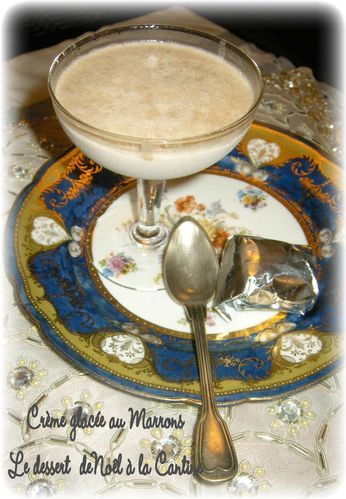 crème glacée au marrons