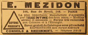 1904 Mezidon pub sous pli discret