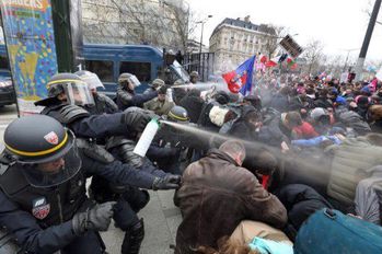 manifestants gazés