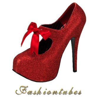 chaussure rouge compensÃ© talon haut - Fashiontubes
