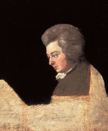 Joseph Lange Mozart au pianoforte