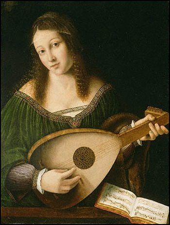 bartolomeo veneto femme jouant du luth