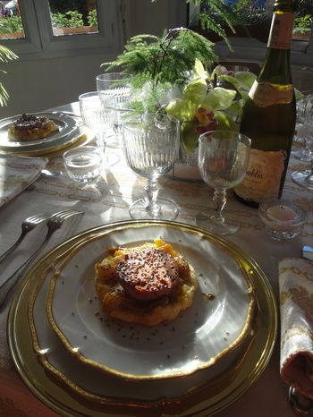 Tatin de mangues au foie gras façon Pinterest