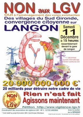 Affiche Langon 2010 couleur A4 mini-eb8a8