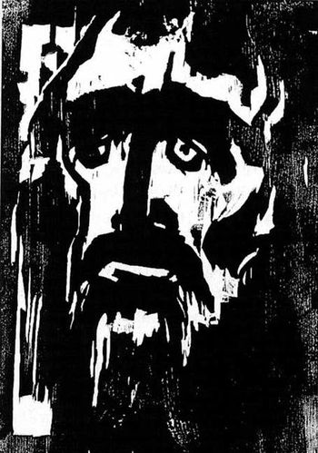 Emil Nolde Le prophète, gravure sur bois, 1912