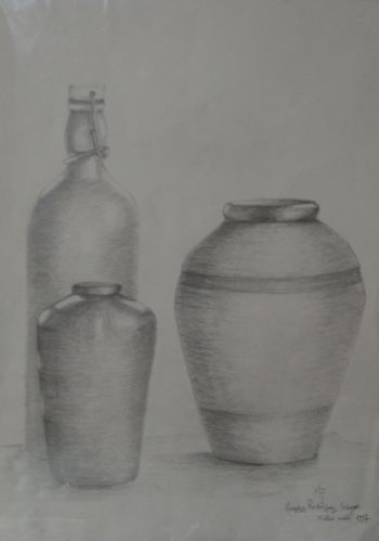 nature morte bouteille copie