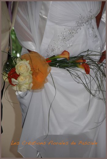 Bouquet mariée retombant Nawal 110