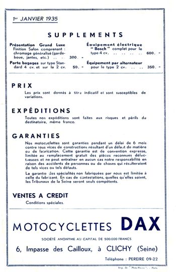 1935 DAX couv der231
