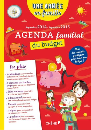 Agenda familial du budget 2014 - 2015