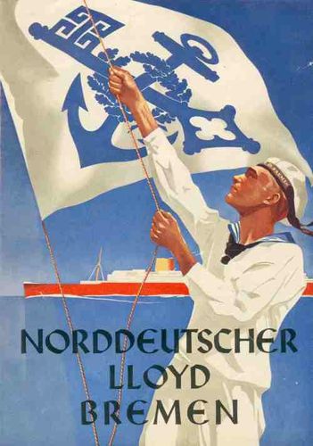 Allemagne Affiche Marine ndl-flagge1