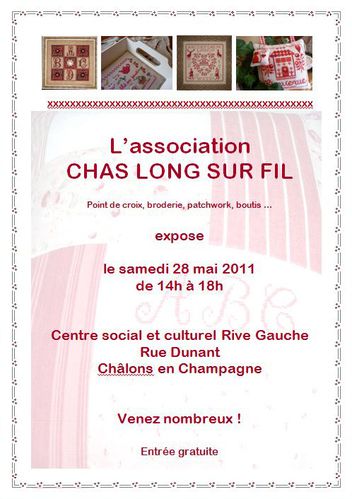 Affiche expo Chas Long sur Fil