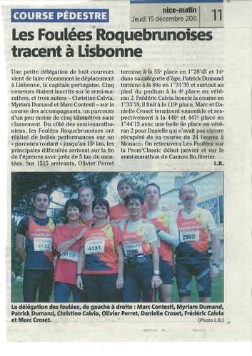 NM Semi Marathon Lisbonne