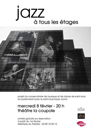 Affiche jazz à tous les étages copie