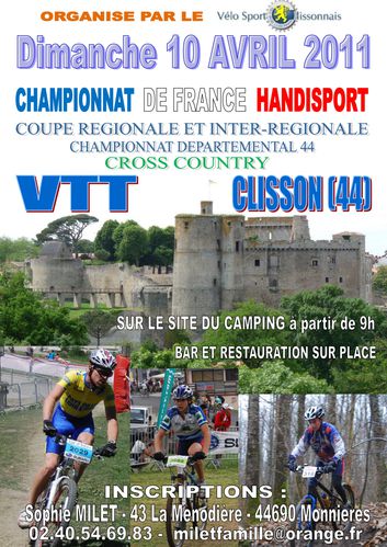 Affiche XC Clisson 2011